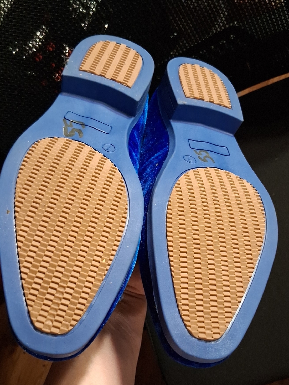 Mens Blue Uubaris Dress Shoes - Picture 8 of 9